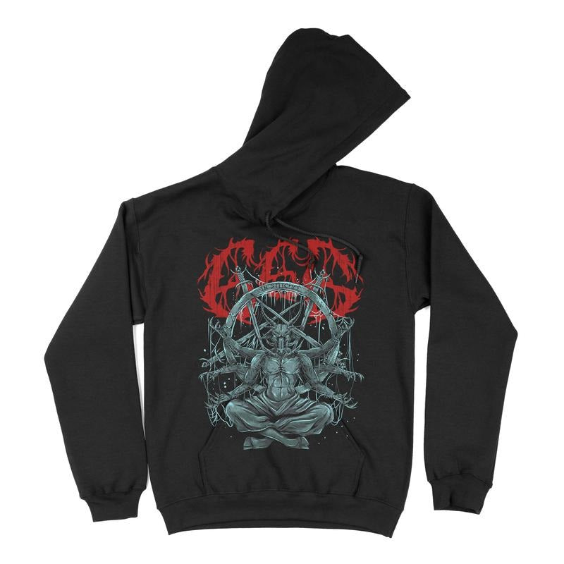Red 666 Mark of The Beast - Premium Fleece Hoodie, Super Soft Hoodie, Halloween Hoodie Pull Over