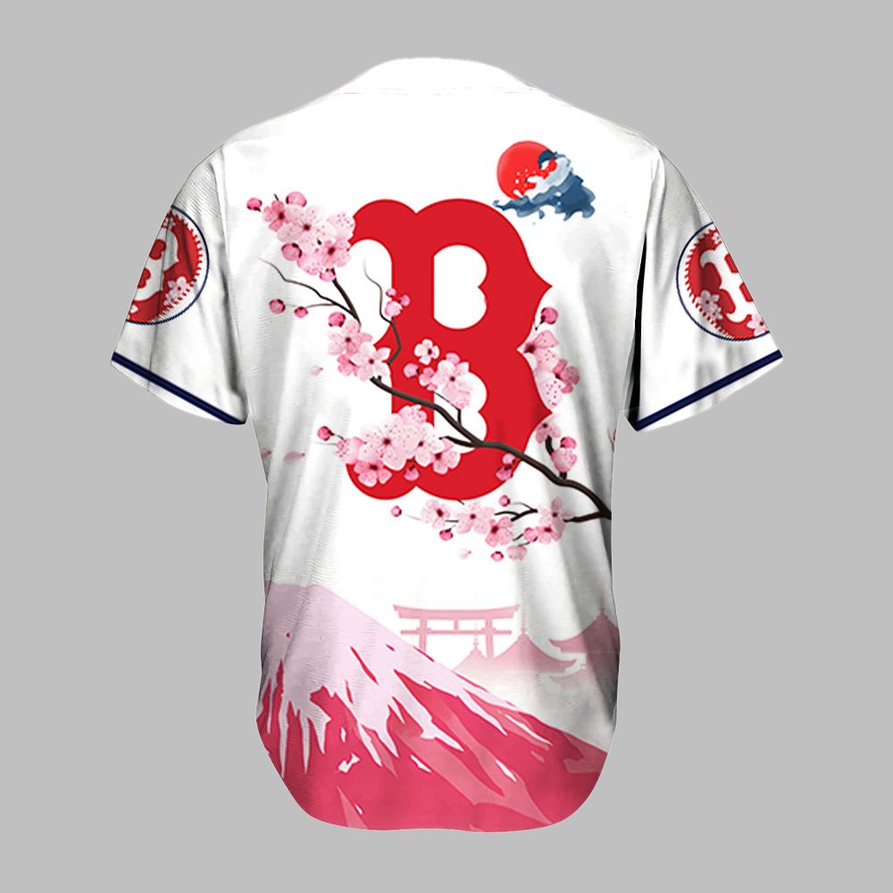 Red Sox Fuji Mount 2025 Baseball Jersey - Grishko.com