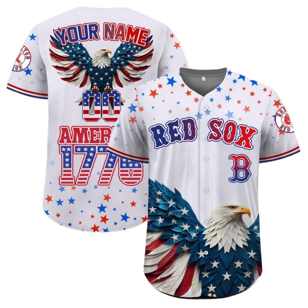 Red Sox Independence Day Baseball Jersey 2025 - Grishko.com