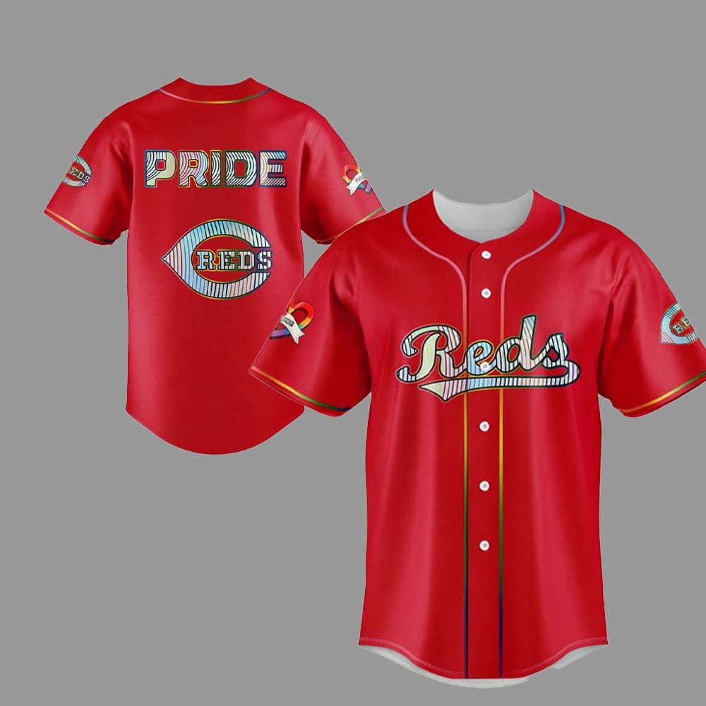 Reds LGBTQ Pride Night 2025 Baseball Jersey - Grishko.com