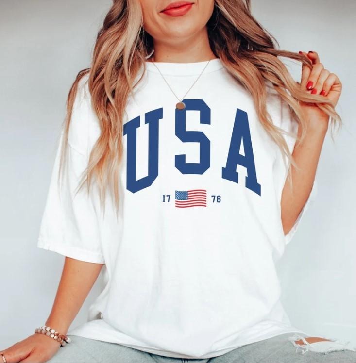 Retro 4th of July t-shirt, America Shirt, 4th of July, American Flag Shirt, Independence Day Shirt