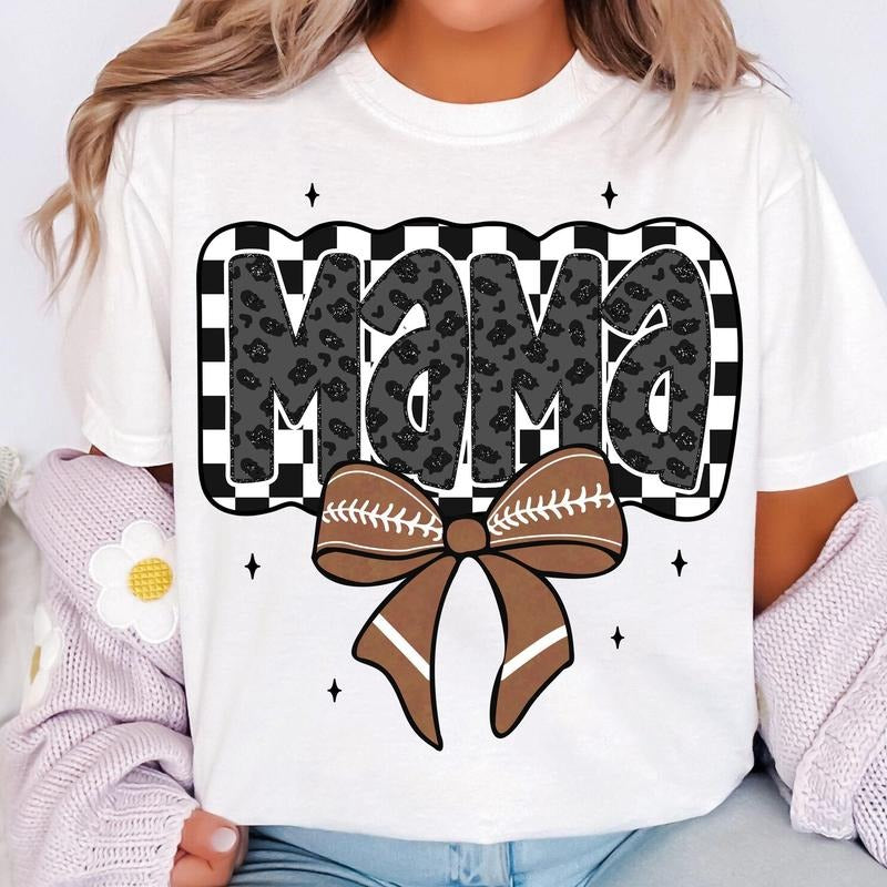 Retro Football Mama T-Shirt, Football Mama T-Shirt, Football Mom T-Shirt, Football T-Shirt, Game Day T-Shirt, Football Season T-Shirt