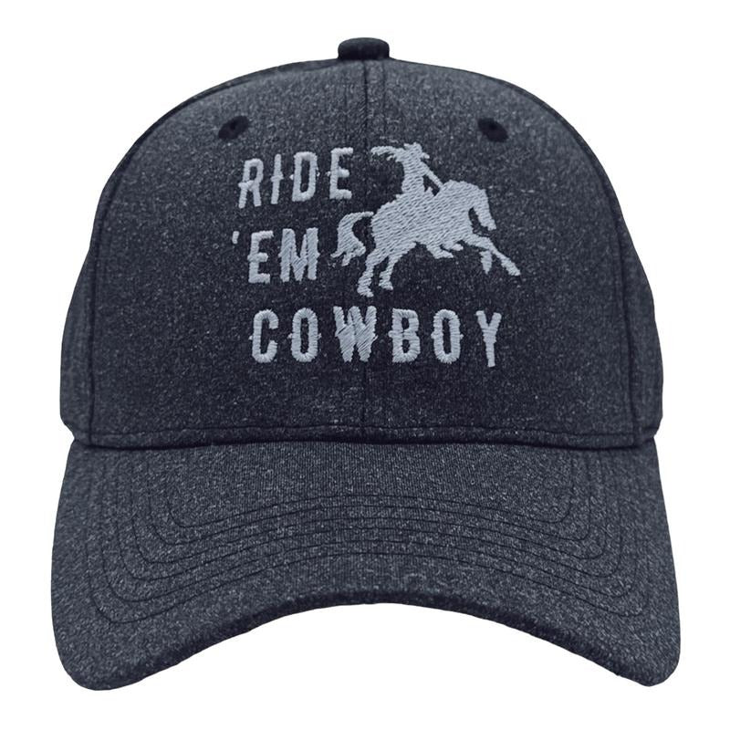 Ride Em Cowboy Hat Funny Western Horse Riding Cap Funny Hats Funny Sarcastic Novelty Caps for Men Black - Standard