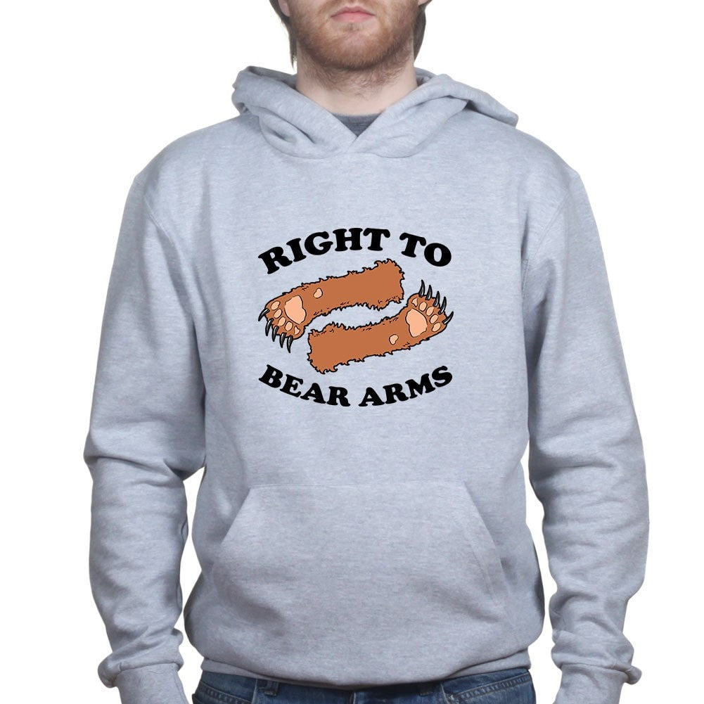 Unisex Right To Arms Bear Hoodie Style001