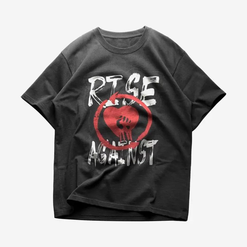 Rise Against T-shirt - Rock Music Shirt - Rise Against Merch - Unisex Cotton Tee