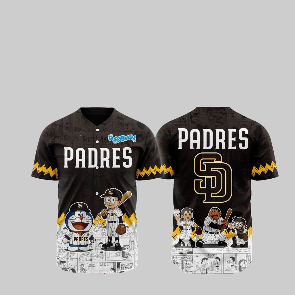 SD Padres Doraemon Jersey 2025 - Grishko.com