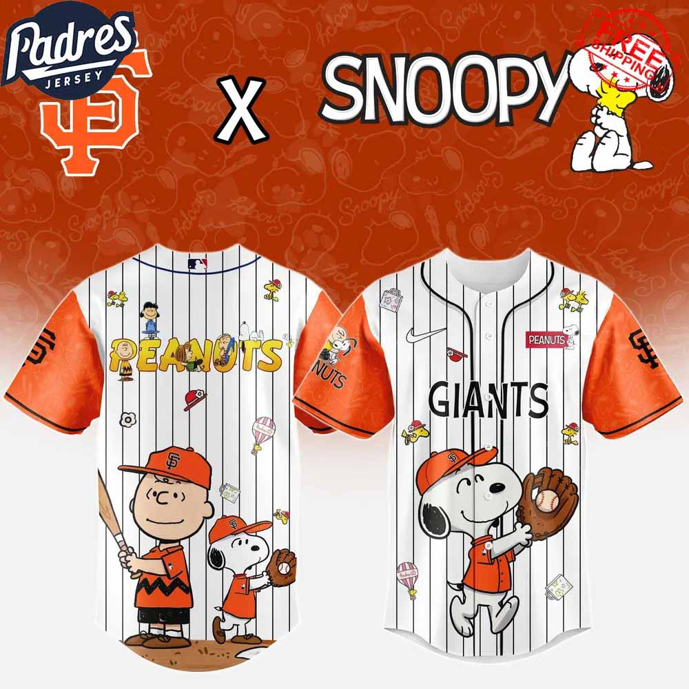 San Francisco Giants x Peanuts Night 2025 Limited Edition Baseball Jersey - Padres Jersey Oasis: Elevate Your Baseball Style Game