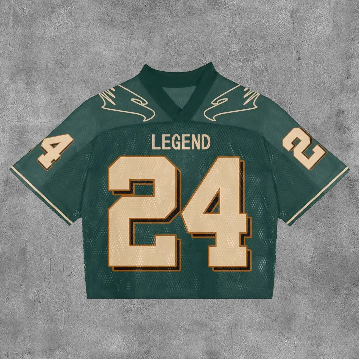 American Hip Hop Graphics Crop Top Mesh Baseball Jerseys Style003