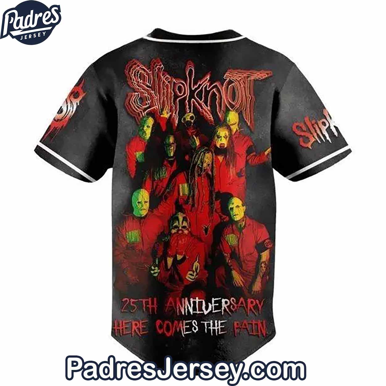 Slipknot 25TH ANNIVERSARY TOUR Baseball JErsey Outfit - Padres Jersey Oasis: Elevate Your Baseball Style Game