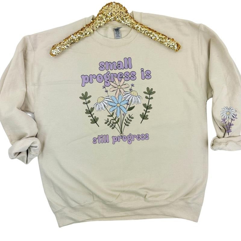 Small Progress Is Progress Gildan Sweatshirt
