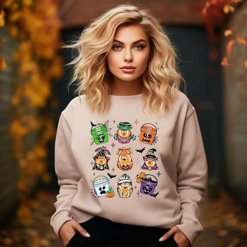 Spooky Nuggets Meal Bucket Halloween Sweatshirt, Spooky Nuggets Shirt, Halloween Chicken Lover Shirt, Spooky Season, Funny Halloween Shirt T-shirt, sweater and Hoodie