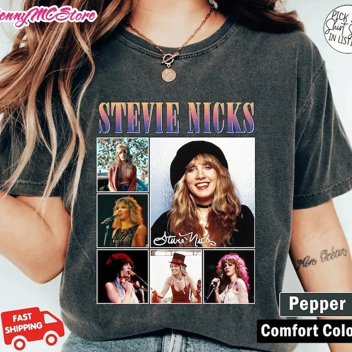 Stevie Nicks Music Concert Shirt,Stevie Nick Music Shirt, Stevie Nick Fleetwood Mac Band,Tour Fleetwood Mac Tee Gift for Fans