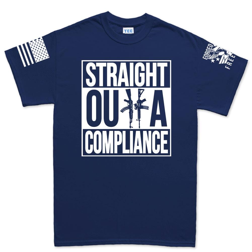 Mens Straight Outta Compliance T-shirt