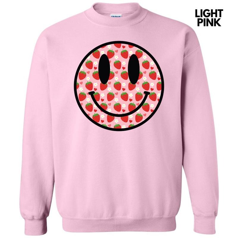 Strawberry Happy Face Sweatshirt 'NLB'