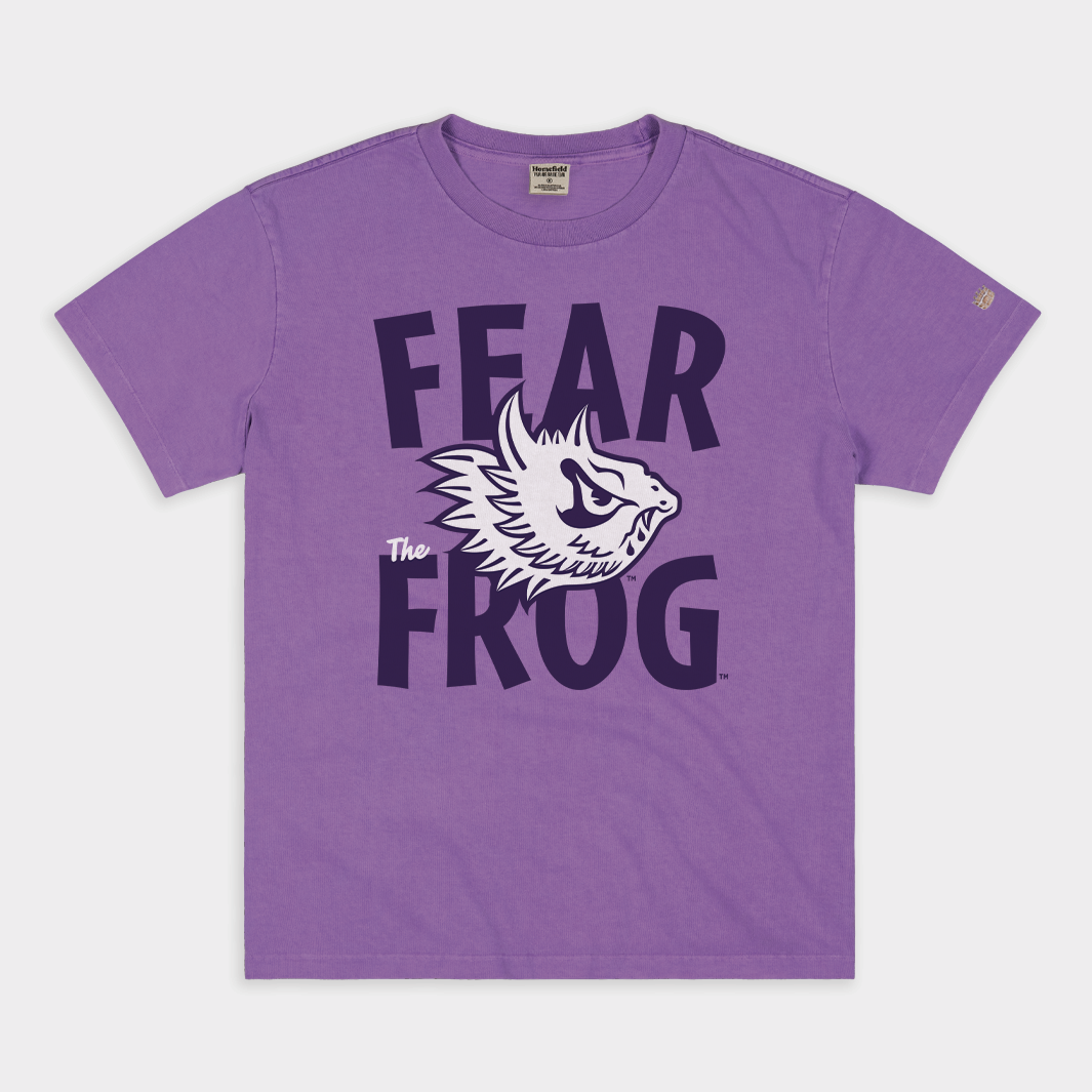 TCU Fear the Frog Vintage Heavyweight Tee Style001