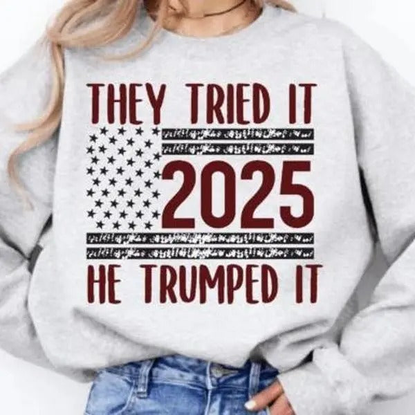TRUMP Funny Sweatshirt,New Hope Inauguration Party Celebration Sweatshirt