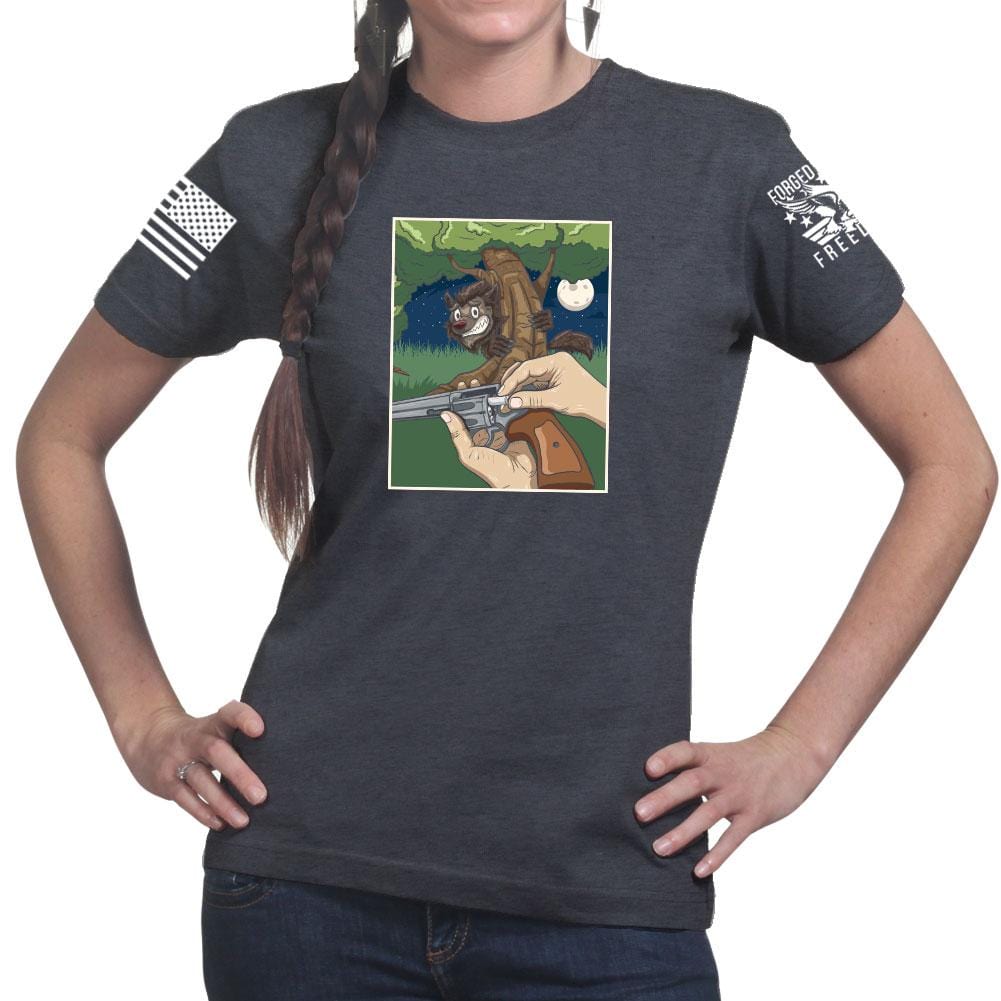 Ladies TYM Werewolves and Silver Bullets T-shirt Style001