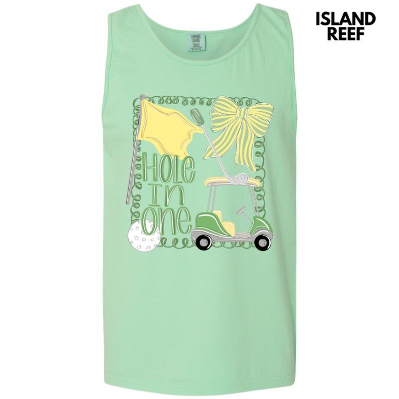 Tank Top - Hole In One Comfort Colors Tank Top 'NLB'