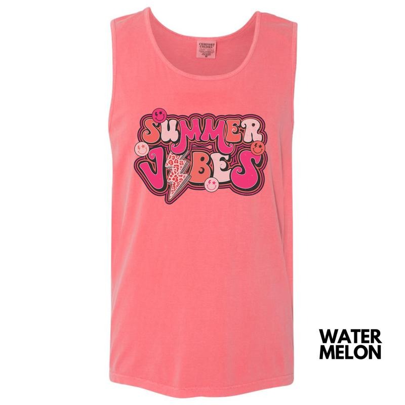 Tank Top - Summer Vibes Comfort Colors Tank Top 'NLB'
