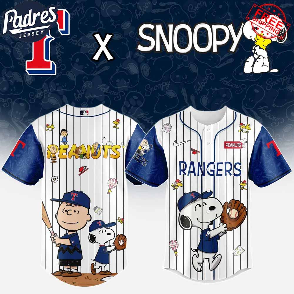 Texas Rangers x Peanuts Night 2025 Limited Edition Baseball Jersey - Padres Jersey Oasis: Elevate Your Baseball Style Game