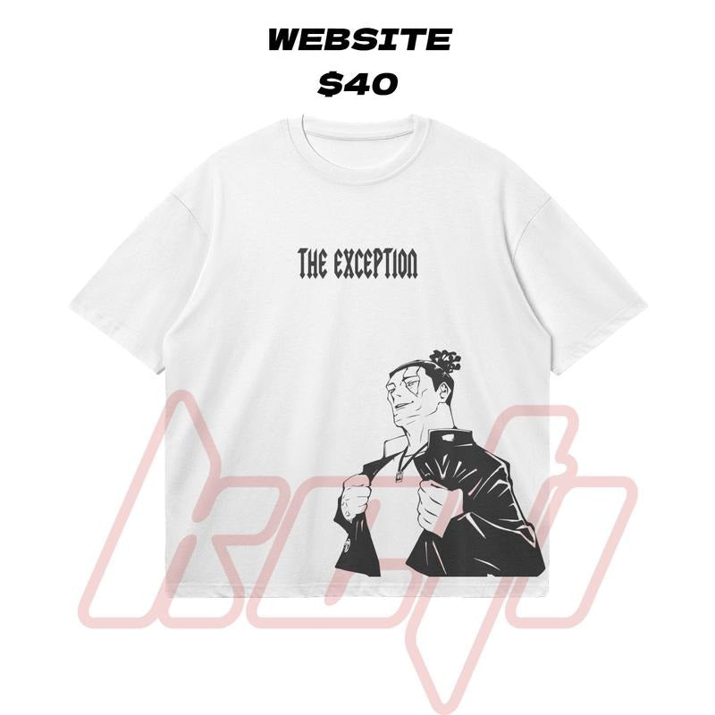 'The Exception' Todo Oversized Boxy Cotton T-Shirt Casual Crewneck JuJutsu Kaisen