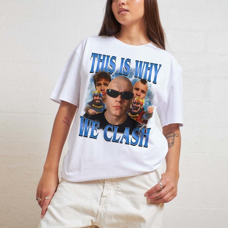 This is Why We Clash Jynxzi graphic shirt, Funny Meme Shirt, Gaming Streetwear, Perfect Gift for Fans