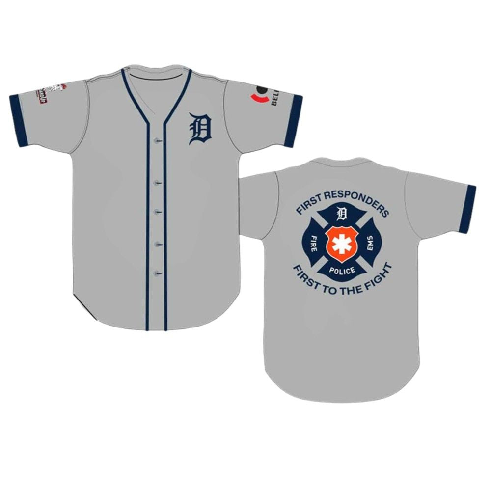Tigers First Responders Jersey 2025 Giveaway - Grishko.com