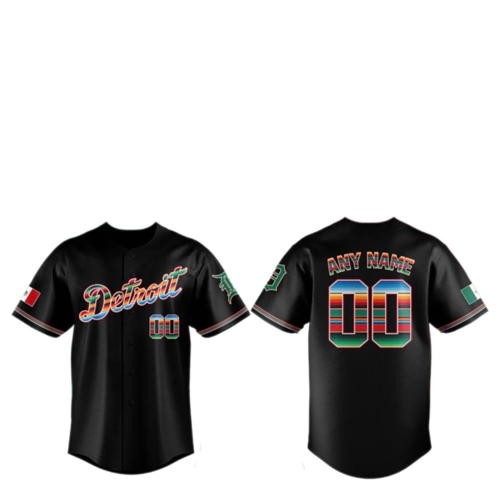 Tigers Mexican Heritage Night Jersey 2025 - Grishko.com