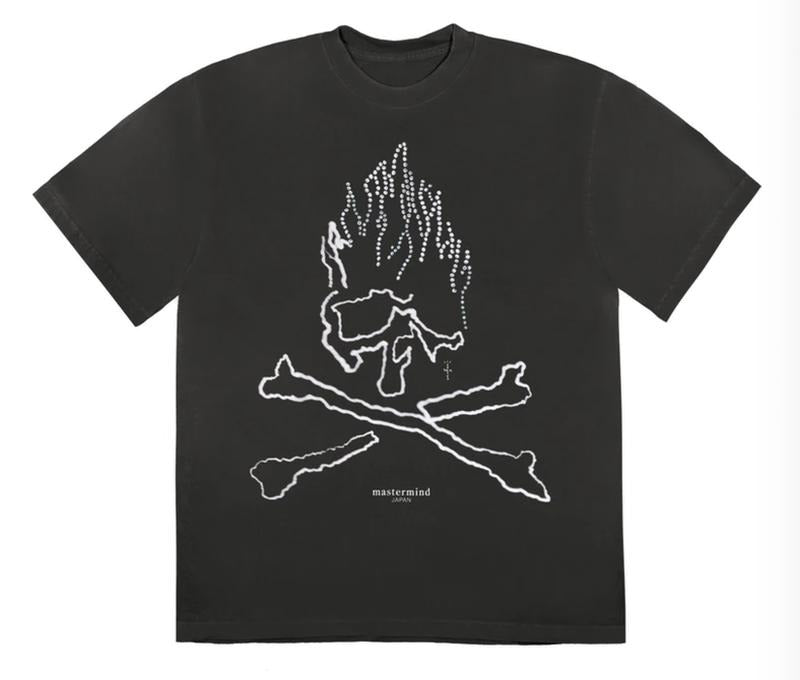 Travis Scott Cactus Jack For Mastermind Skull T-shirt Blac (CJFM-SS02) Size S-XL