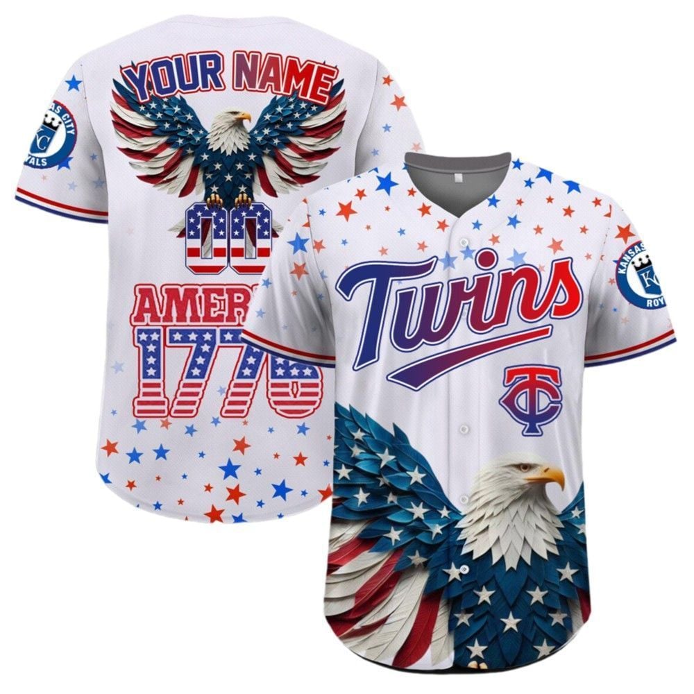 Twins Independence Day Baseball Jersey 2025 - Grishko.com