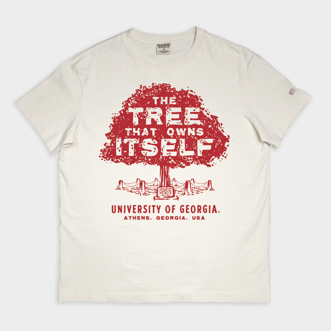 UGA "The Tree That Owns Itself" Vintage Heavyweight Tee Style001