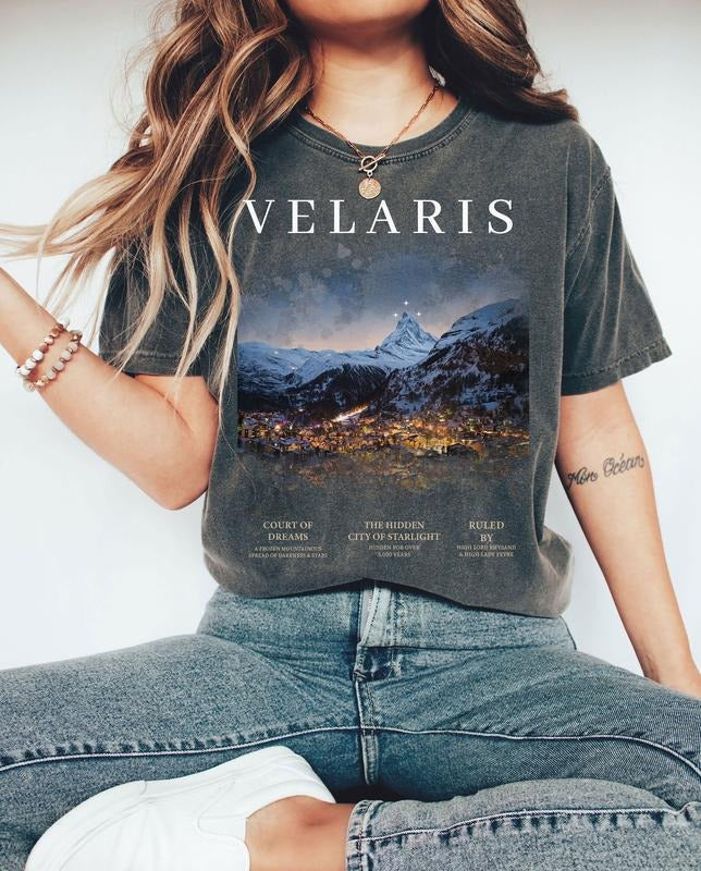 Velaris and The Night Court, A Court of Thorns and Roses Court of Dreams tee, Gift for the Rhysand fan girl - SJM T-Shirt