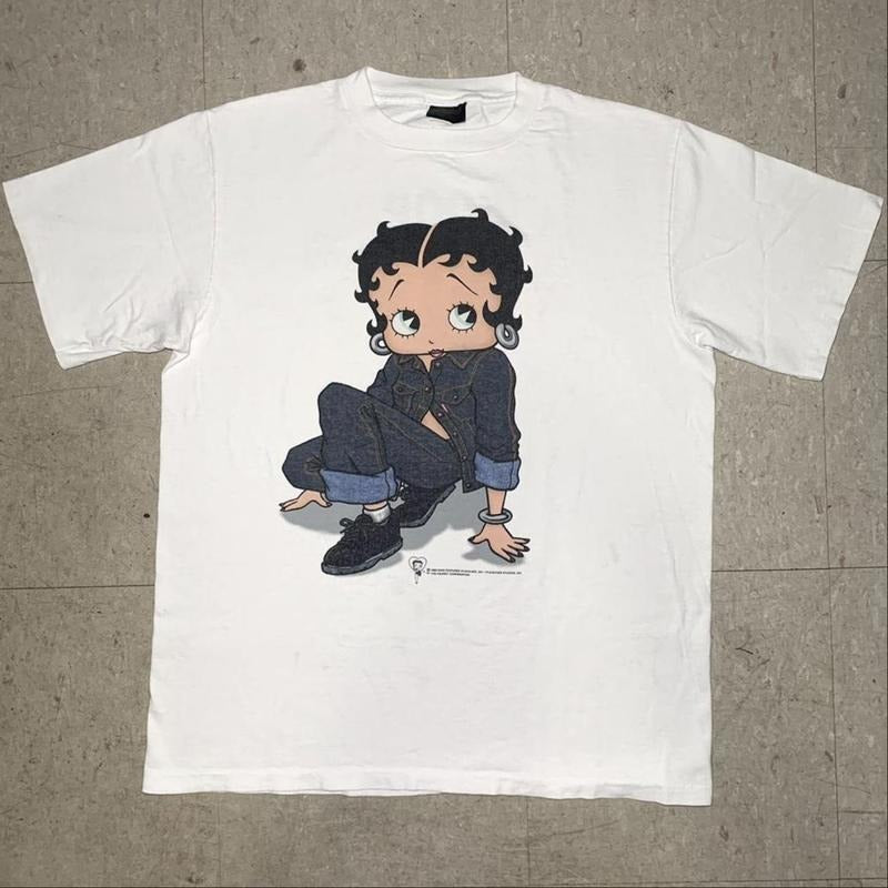 Vintage Betty Boop Boop Jeans Co Tshirt Top Womenswear