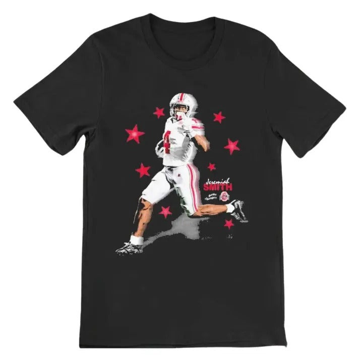 Vintage Official Jeremiah Smith #O.S.Buckeyess football NCAA 2025 Player Graphic t-shirt, Sweatshirt Wetsuit Crewneck