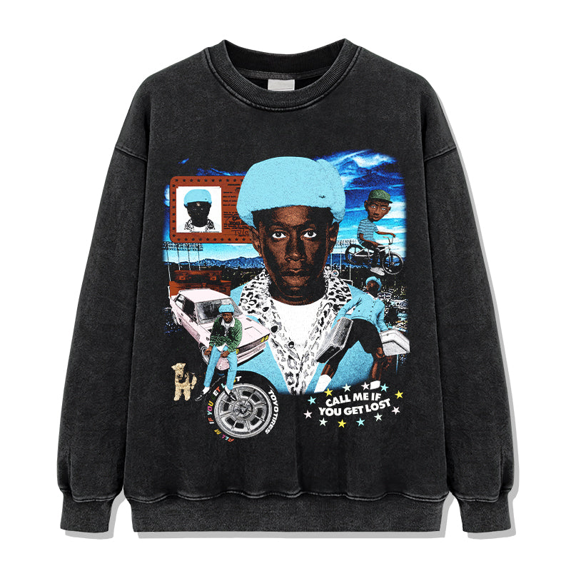 Tyler The Creator Jumbo Graphic “IYGL†Sweatshirt