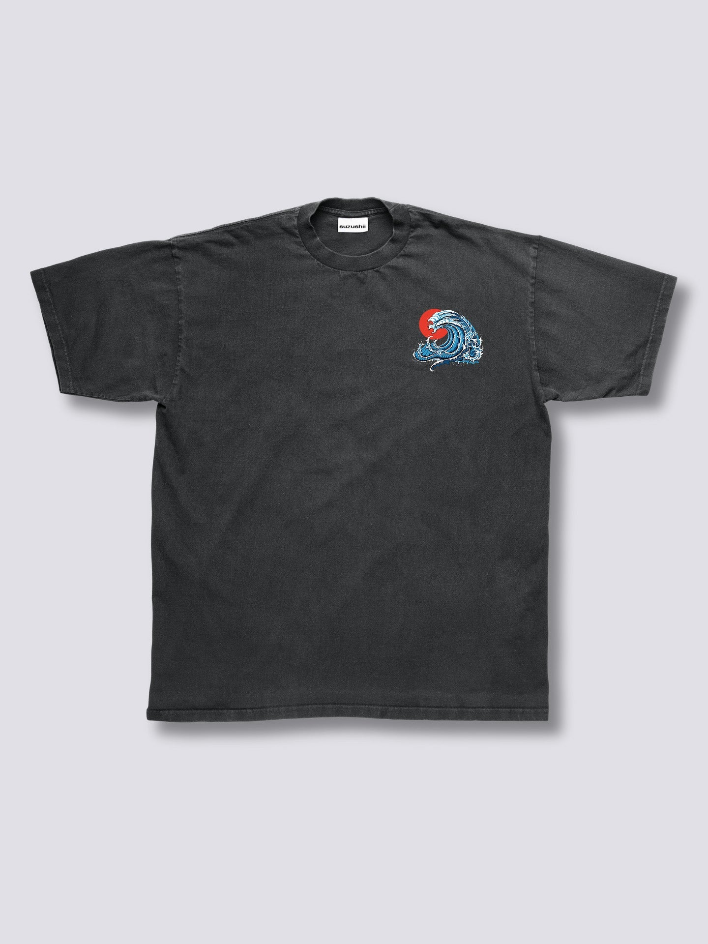 Wavy Phoenix Back Vintage T-Shirt