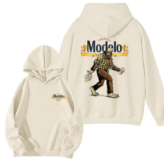 Bigfoot Modelo Especial 2 Sided Hoodie/Sweatshirt/T-Shirt, For Men/Women - Unisex Style, 100% Cotton, Pullover unisex hoodie