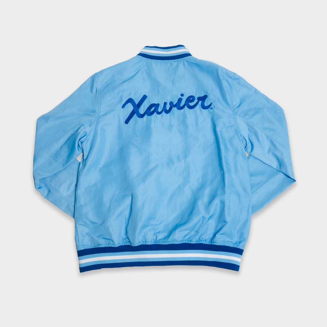 Xavier Musketeers Vintage Logo Bomber Jacket Style001