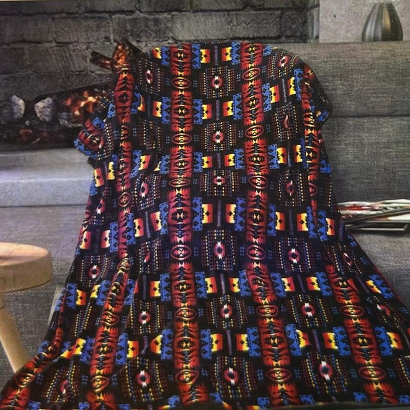 ZWagon Train Throw Blanket 60"x80"