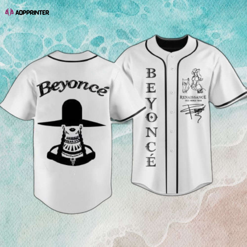 Beyonce Renaissance Tour 2023 Baseball Jersey: Concert Exclusive - Aopprinter