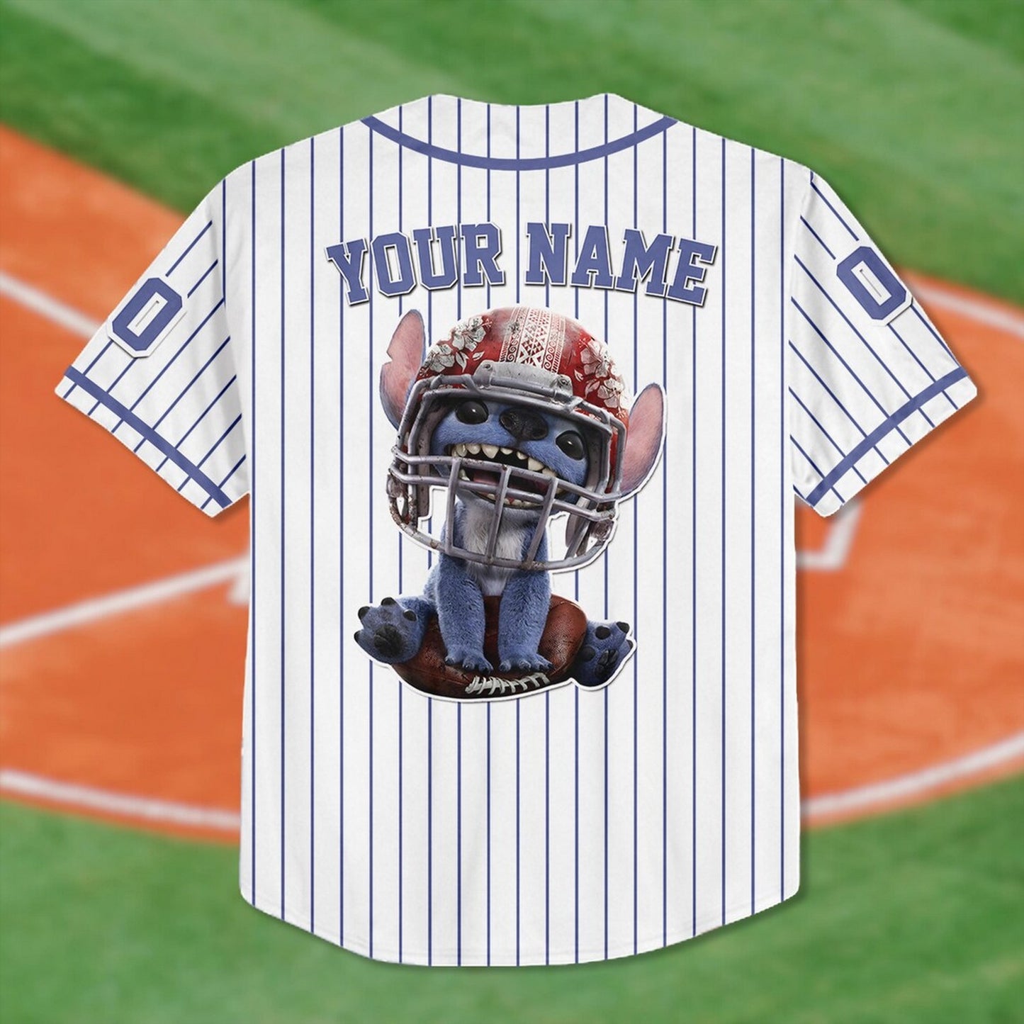 Custom Name Cute Disney Stitch 2025 Baseball Jersey