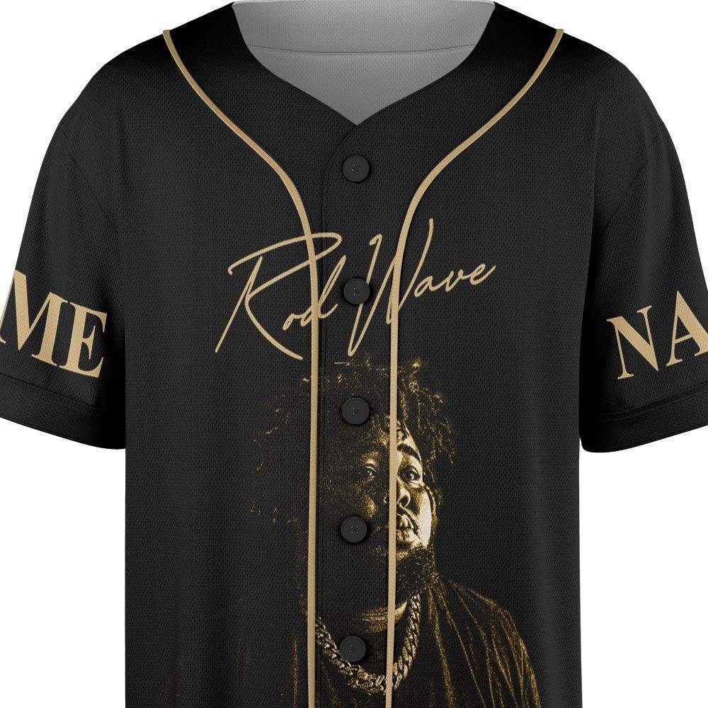 Custom Name Rod Wave 2023 Tour Baseball Jersey, Nostalgia And Friends Concert Tickets - lylyprint.com