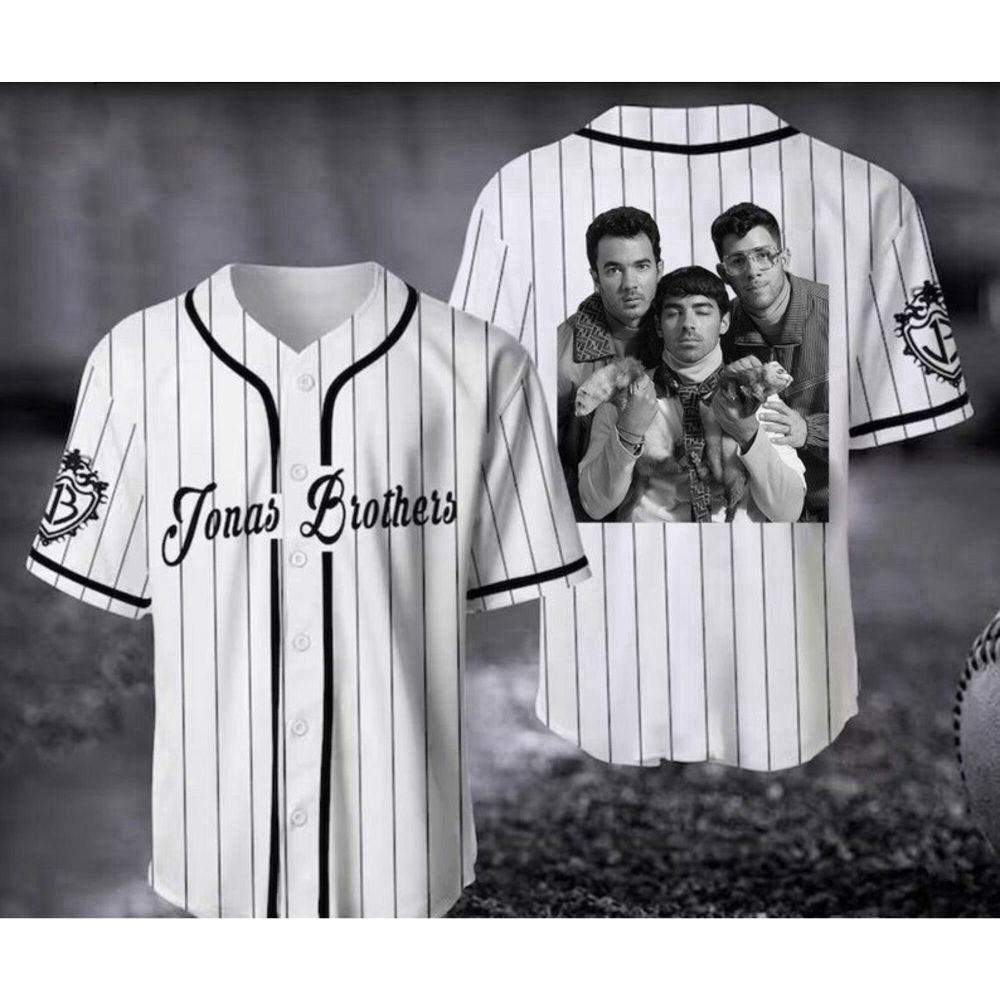 Exclusive Jonas Brothers 2023 Tour Baseball Jersey & Rock Band Concert Merch - Perfect Gift For Fans! - Aopprinter