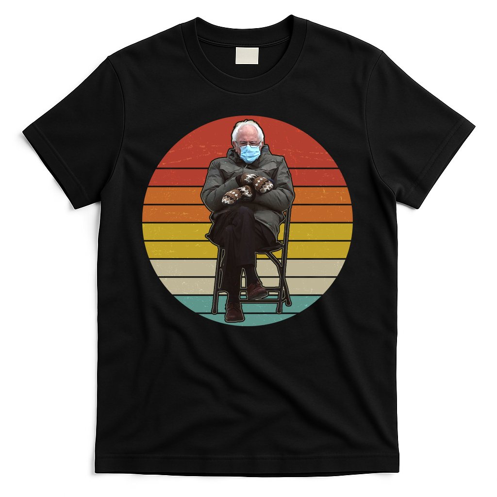 Funny Vintage Bernie Sanders Mitten Meme T-Shirt