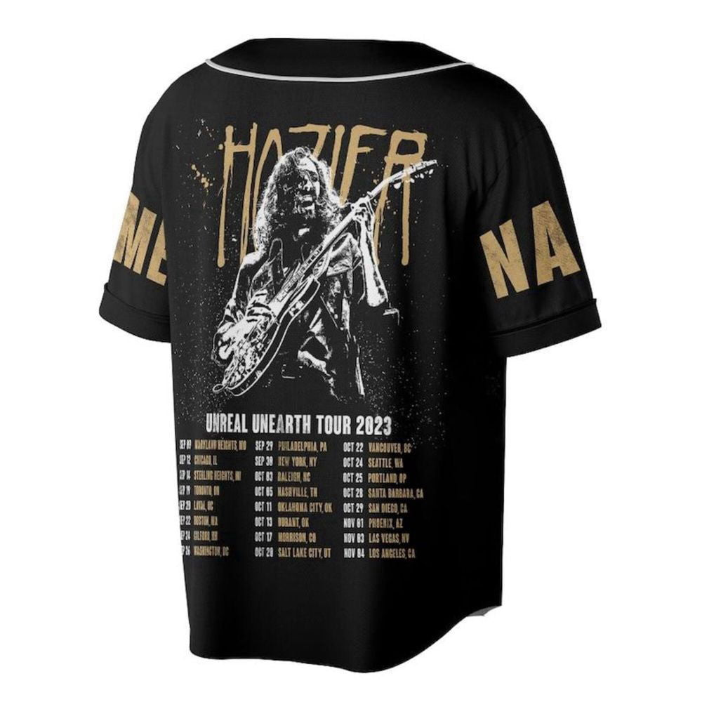 Hozier Unreal Unearth 2023 Baseball Jersey, Hozier In A Week Shirt, Irish Musician Jersey - lylyprint.com