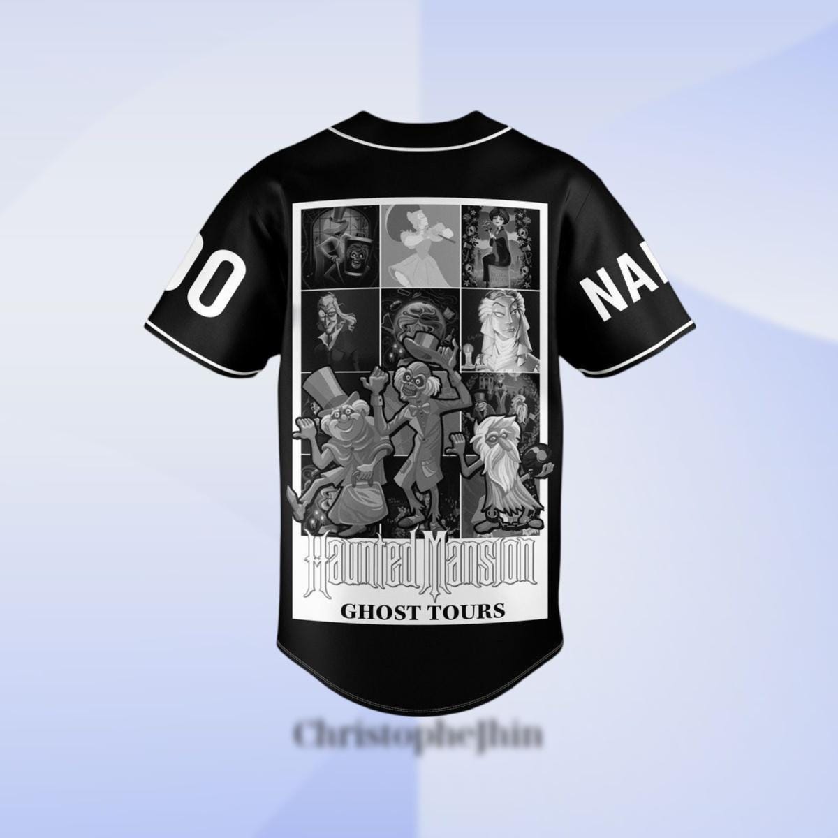 Custom Haunted Mansion Baseball Jersey, Vintage Haunted Mansion Jersey Shirt, Haunted Mansion 1969 Shirt, Stretching Room Jersey