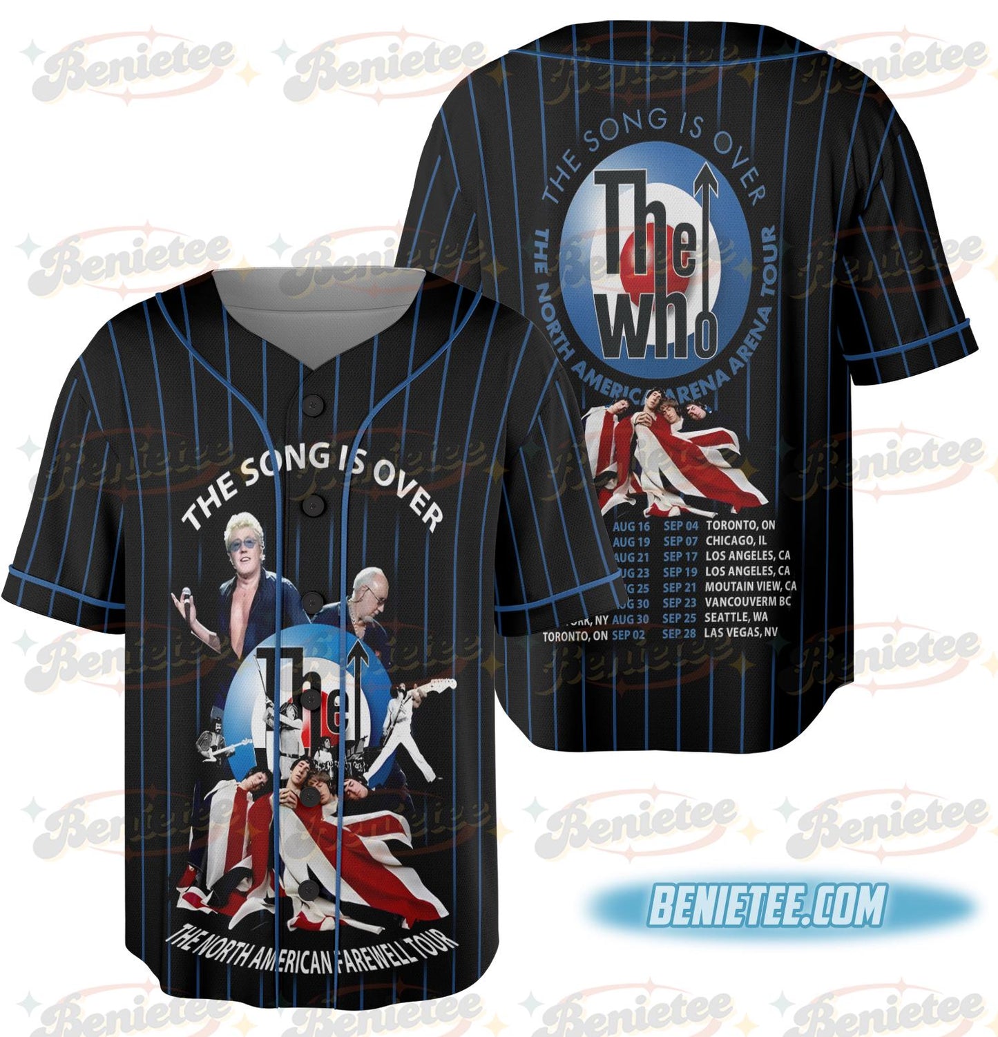 The Who Jersey, New The Song Is Over Hot Tour 2025 Fan Gift