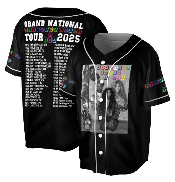 Kend/rick La/mar & S/Z/A Tour 2025 Jersey