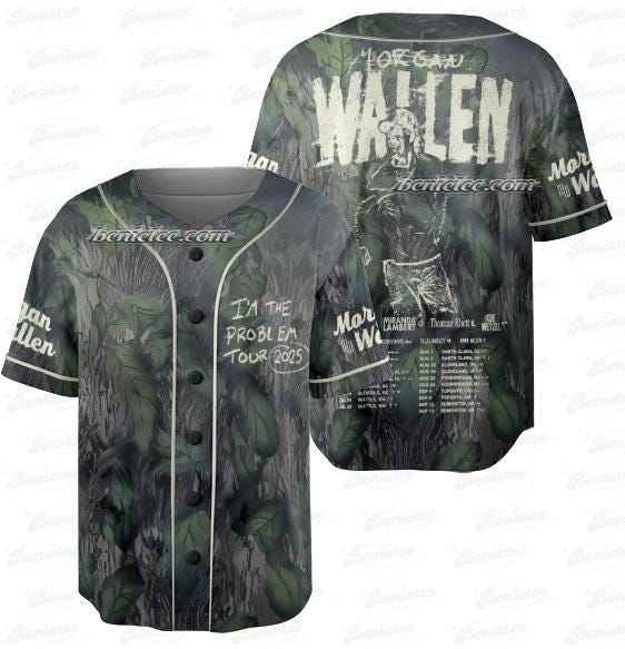 Morgan Wallen I'm The Problem Tour Miami Jersey