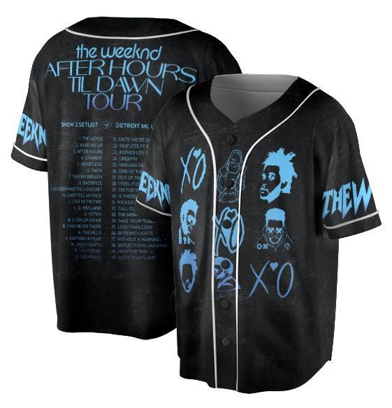 The Weeknd Tour 2025 Baseball Jersey